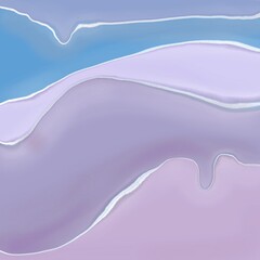 watercolor Abstract flow painting. Color blue and purple marble texture background.	
