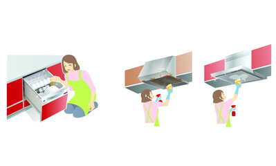 食洗機と換気扇