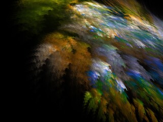 Imaginatory fractal background Image