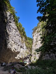 Fototapeta premium waterfall in the mountains