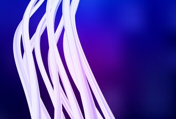 Dark Purple, Pink vector glossy abstract background.