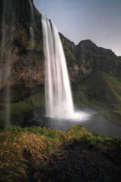Seljalandfoss, beautifull waterfall. Poto made during covid times where there was literaly no-one in the area. © Robert