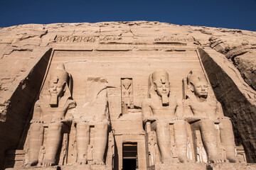 Entrance to a tomb in Egypt.
