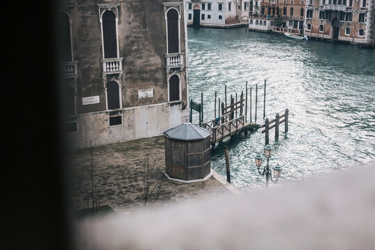 Canal in Venice, Italy.