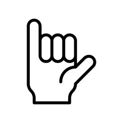 summer beach or holiday related summer beach party hand with fingers vector in lineal style,