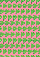 Pattern background pink with grape