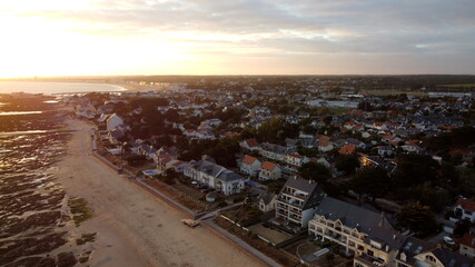 plage de la Baule vue du ciel