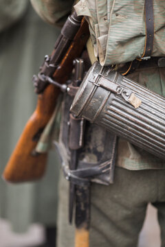 german warrior of World War 2 (reconstruction)