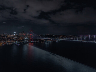 Fototapeta premium bosphorus bridge in the night