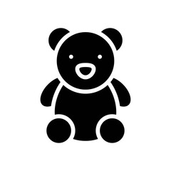 baby toy related baby tedy bear with hand and legs for baby or kids vectors in solid design,