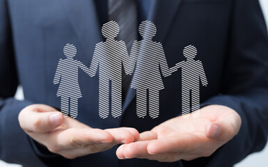 Family Protection And Care Concept