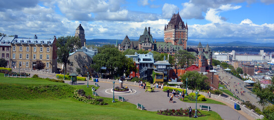 Chateau Frontenac is a grand hotel. It was designated a National Historic Site of Canada in 1980,...