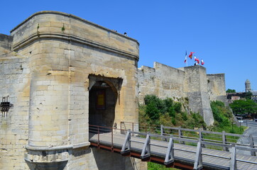Château Ducal de  Caen (Calvados - Normandie - France)