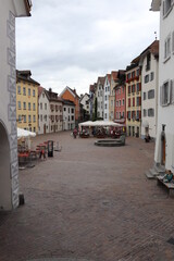 Fototapeta na wymiar Marktplatz in Chur, Schweiz