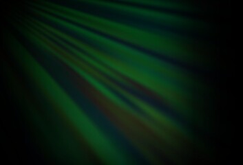 Dark Green vector texture with colored lines.
