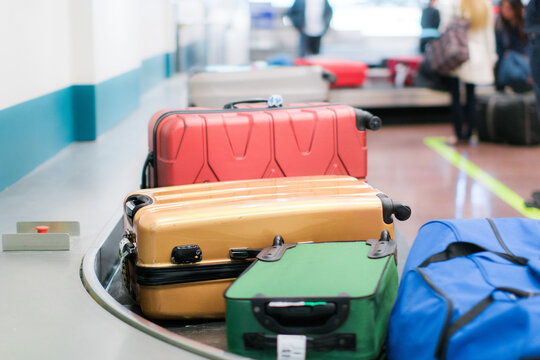 Suitcases at airport