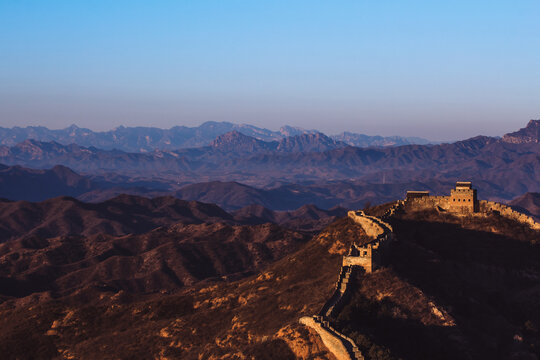The Great Wall at sunrise