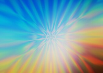 Light Blue, Yellow vector blurred and colored background. Creative illustration in halftone style with gradient. Brand new style for your business design.