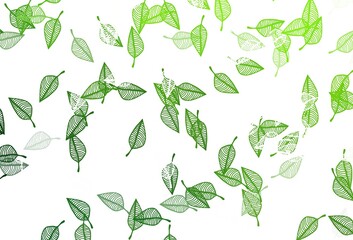 Light Green vector hand painted backdrop.