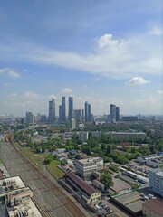 Obraz premium downtown city