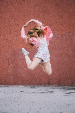 Jumping girl