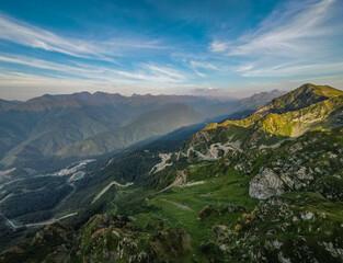 mountain ranges of the Caucasus. Krasnaya Polyana Krasnodar territory