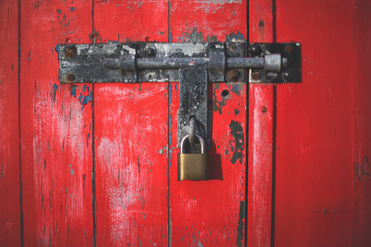 The old red door....