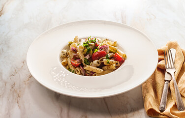 Italian Pesto Pasta Salad