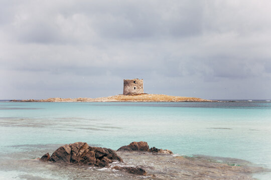 Pelosa beach in Stintino, Sardinia
