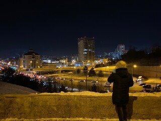 Fototapeta premium view of the city