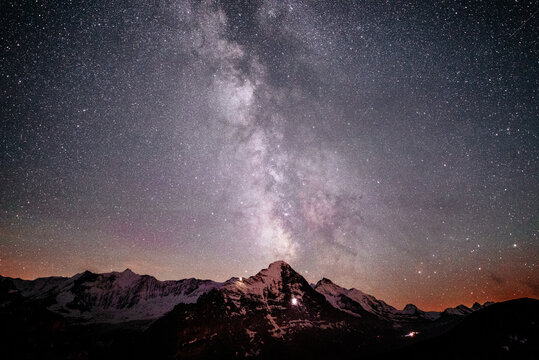 Eiger with galaxy