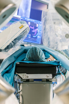 Patient in a Surgical InterventionUsing with Robot-Assisted Equipment