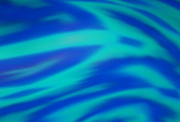 Light BLUE vector blurred bright template.