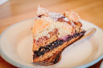 pastel de arandanos