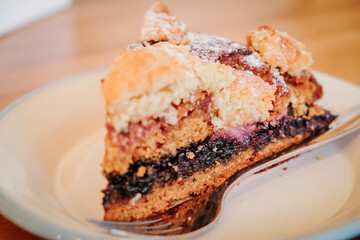 pastel de arandanos