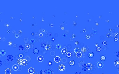 Light BLUE vector backdrop with dots.