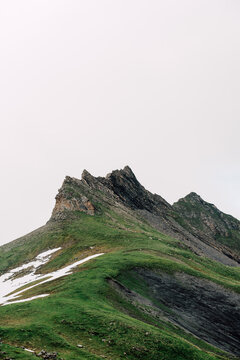 Rough mountain ridge
