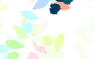 Light Multicolor vector background with abstract shapes.