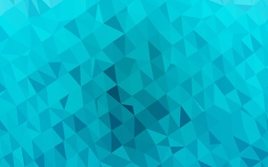 Fototapeta na wymiar Light BLUE vector polygon abstract background. Colorful abstract illustration with gradient. Brand new style for your business design.