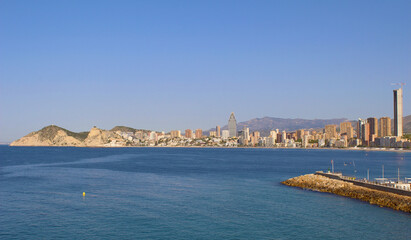 Obraz premium Playa de Poniente, Benidorm, España