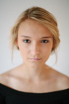Beautiful Blond Girl with no Makeup