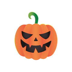cartoon pumpkin of halloween, colorful design