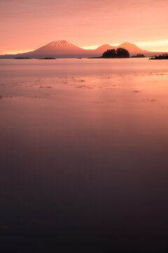 Mount Edgecumbe Sunset