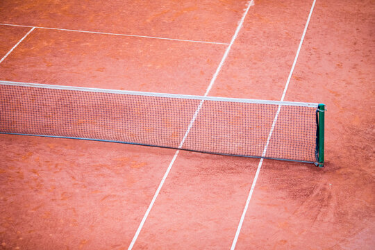 Detail of tennis court