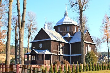 Wojtkówka kościół Architektura drewniana