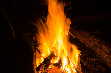 embers burn down in a hardwood fire