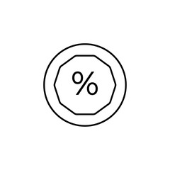 discount icon on white background
