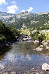 Naklejka na ściany i meble Banderitsa River at Pirin Mountain, Bulgaria