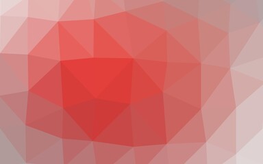 Light Red vector polygon abstract background. A completely new color illustration in a vague style. Template for a cell phone background.