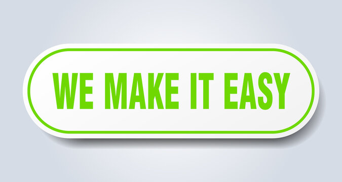 We Make It Easy Images Browse 820 Stock Photos Vectors and Video